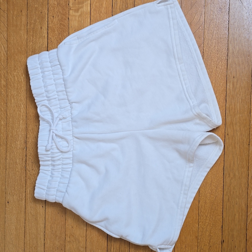 Wild Fable, White, High-Waist Sweatshorts, EUC, Women's S